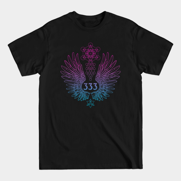 Disover Angel Number 333 Sacred Geometry - Sacred Geometry - T-Shirt