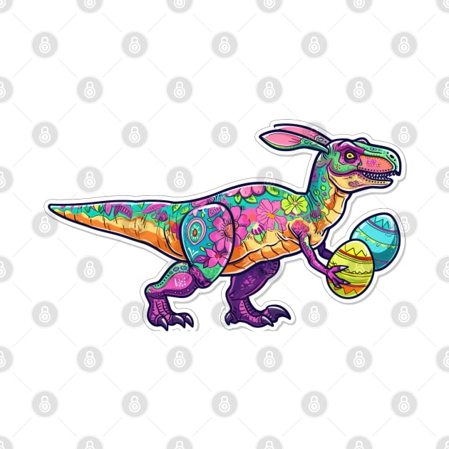 Easter Dino Bunny by TooplesArt