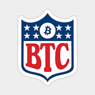 Bitcoin Football Magnet