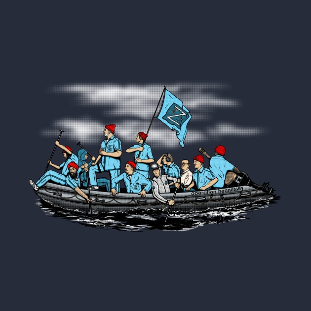 Steve Zissou's Crossing of the Delware by TomLedin