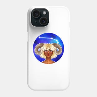 Aries Constellation Zodiac - Circle Phone Case