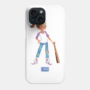 Yes Pepper - Baseball Girl Abby Phone Case