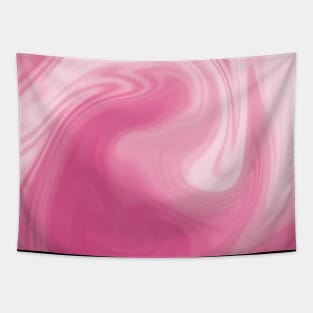 Pink and White Swirl Abstract Blur Tapestry