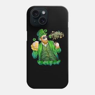 st patrick's day grandpa party Phone Case