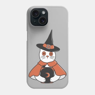 Cat Spell Master on Halloween Phone Case