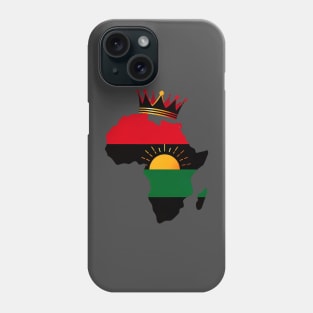 Pan African Colors, Africa Map, Proud African Phone Case