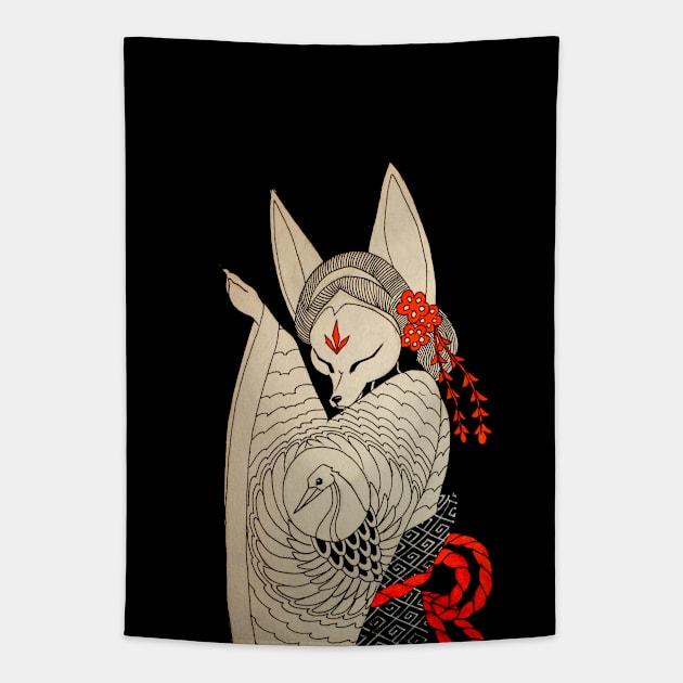 Kitsune Tapestry by LsK House