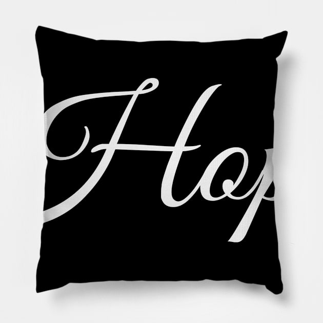 Christian Faith Design - Hope Pillow by GraceFieldPrints