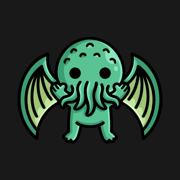 Kawaii Cthulhu: Adorable Eldritch Cutie by Holymayo Tee