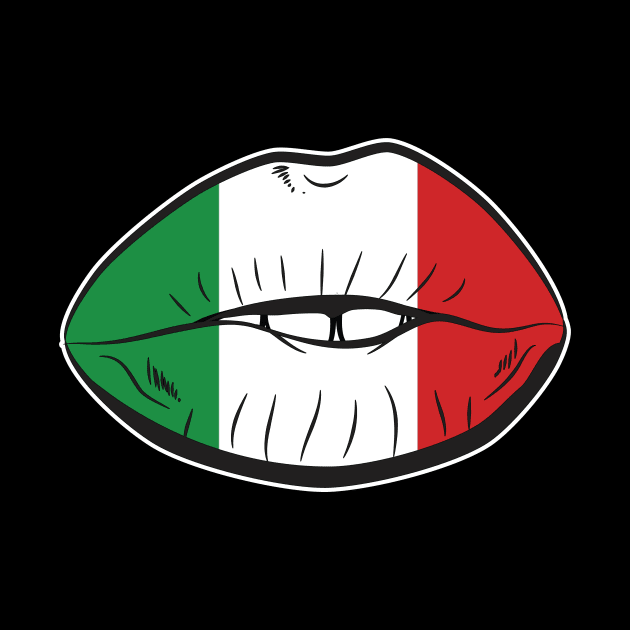 Italy Fan Lips Italian Fan Flag Lips by atomguy