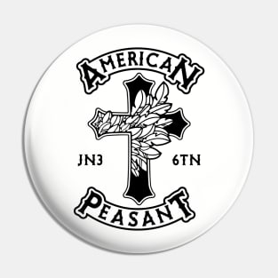 Christian Apparel Clothing Gifts - American Peasant Angel Wing Cross Pin