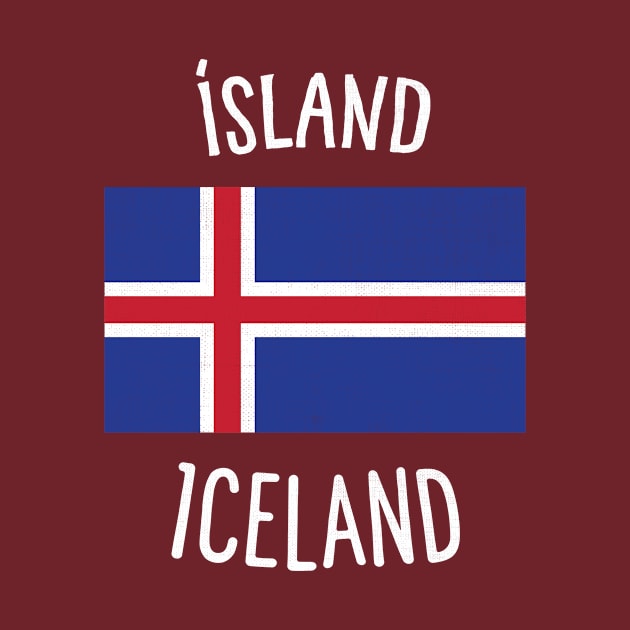 Iceland Flag by phenomad