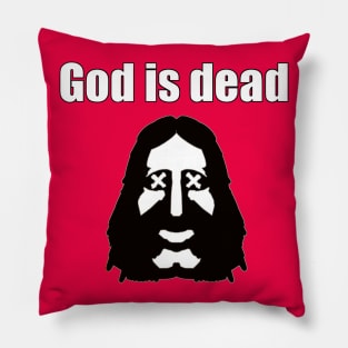 god is dead Pillow