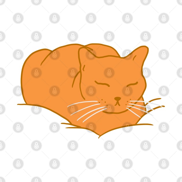 Loaf of Cat - orange by CCDesign