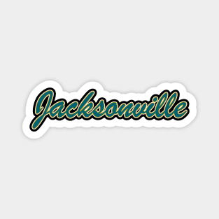 Football Fan of Jacksonville Magnet