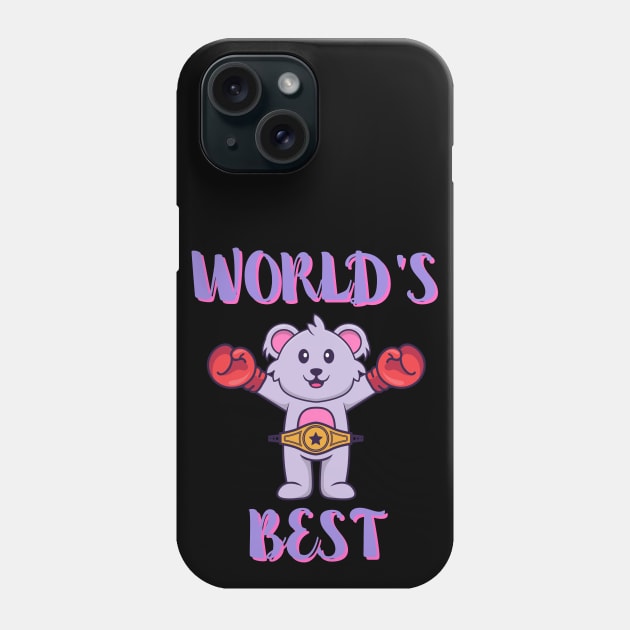 World's Best Phone Case by Claudia Williams Apparel