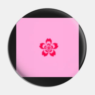 pink hibiscus aura print Pin