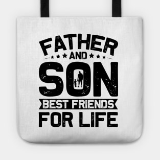 Father And Son Best Friends For Life Tote