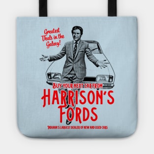 Harrison Ford Car Dealership Tote