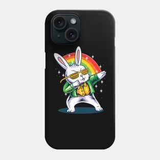 Easter bunny dabbing in rainbow Phone Case