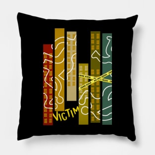 Crime Scene Victim Murder Mystery Dinner Pillow