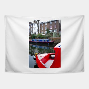 Narrow Boats Regent's Canal Camden London Tapestry