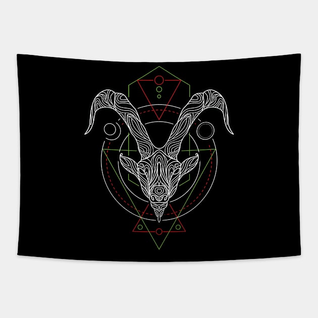 Zodiac Capricon Tapestry by Dojaja