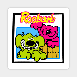 Roobarb and Custard Magnet