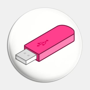 Pink Usb Pin