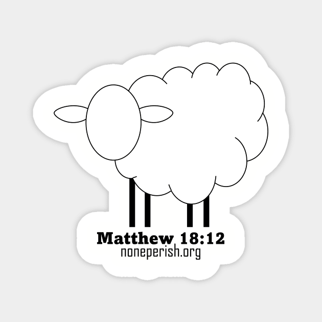 None Perish Lamb Logo Magnet by None Perish Evangelistic Ministries