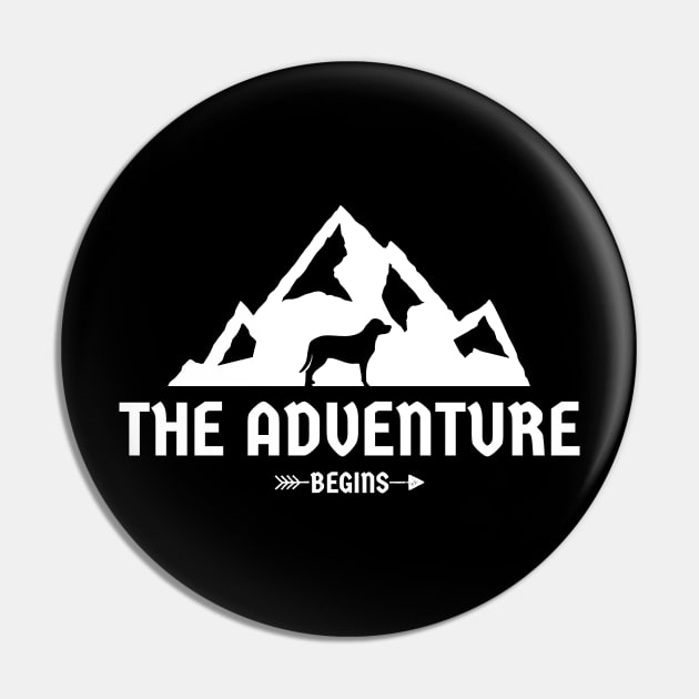 The Adventure Begins Pin by Dog Lovers Store