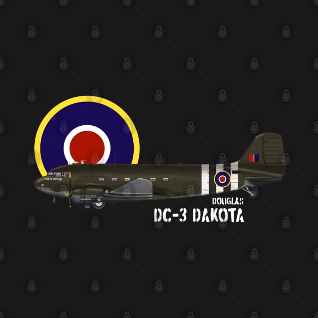 Douglas DC-3 Dakota by BearCaveDesigns