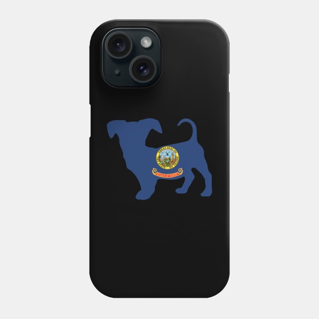 Chiweenie Dog Lover Idaho Flag Phone Case by ryanjaycruz