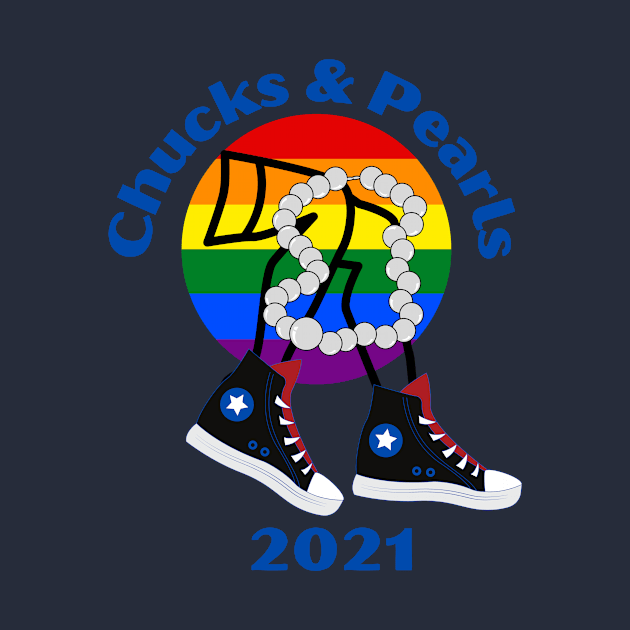 Chucks and Pearls, Diversity 2021 by Rebecca Abraxas - Brilliant Possibili Tees