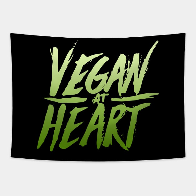 Vegan At Heart Tapestry by hybridgothica