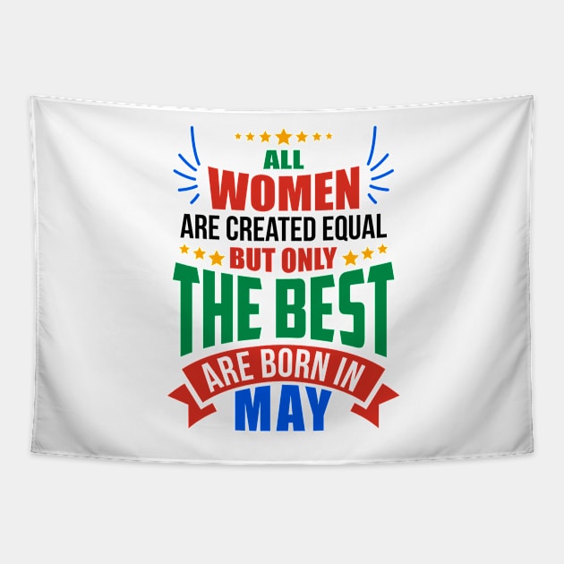 MAY Birthday Special - WOMEN Tapestry by TheArtism