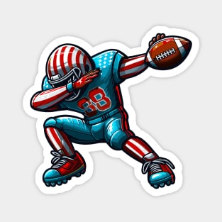 Dabbing American Football Magnet