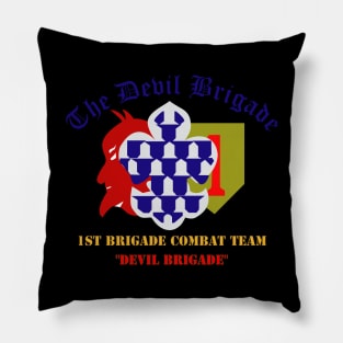 1st Bde Combat Tm - Devils Brigade - 1st Infantry Div Pillow