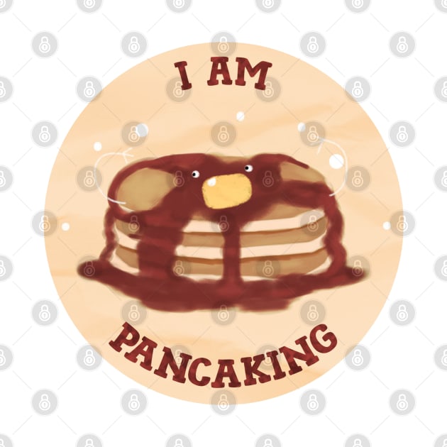 pancake! on the table (i am panicking!!!) by jhoyfullycrafted