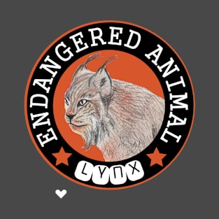 Lynx, Big Cat, endangered animal in the world T-Shirt