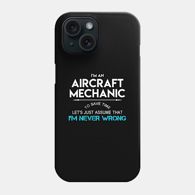 Aircraft Mechanic T Shirt - Daily Factors 2 Gift Item Tee Phone Case by Jolly358