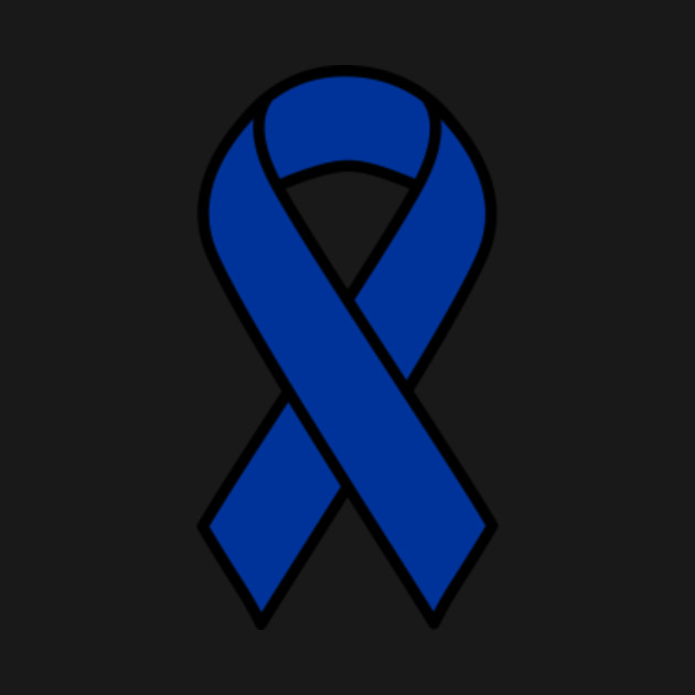 LIMITED EDITION. Exclusive Blue Colon Cancer Ribbon - Blue ...