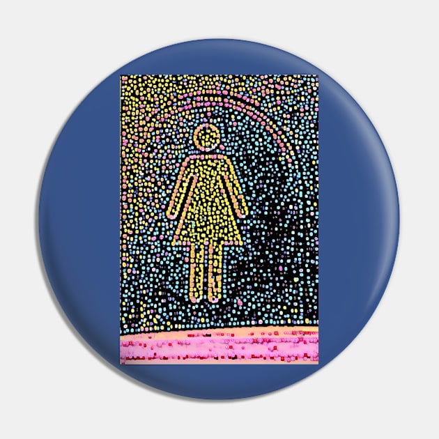 Pink Lady Pin by Tovers