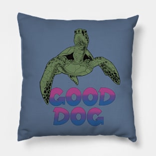 Good Dog Turtle Pillow