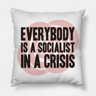 Everybody is a Socialist in a Crisis Pillow