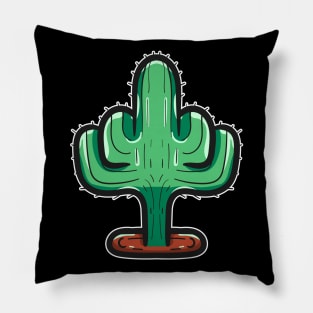 Cactus middle finger Pillow