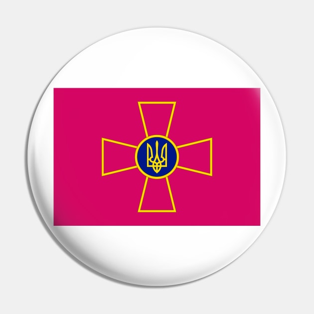 Armed Forces of Ukraine Flag Pin by Wickedcartoons