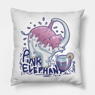 Pink Elephant Pillow