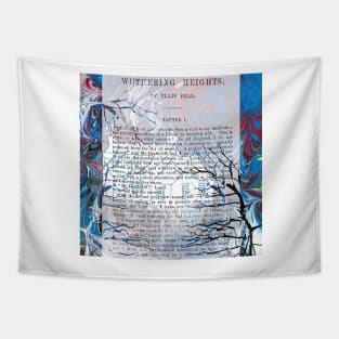 Wuthering Heights Collage Tapestry