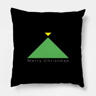 Modern Tree - Abstract Christmas Tree Basic Geometric Shapes Pillow